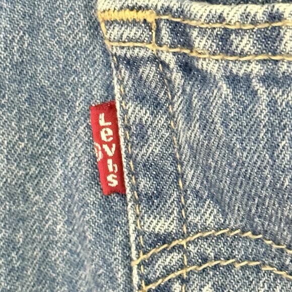 Levis Shorts Womens 25 Blue High Waisted Mom Relaxed Medium Wash 3" Inseam Denim - Picture 13 of 14